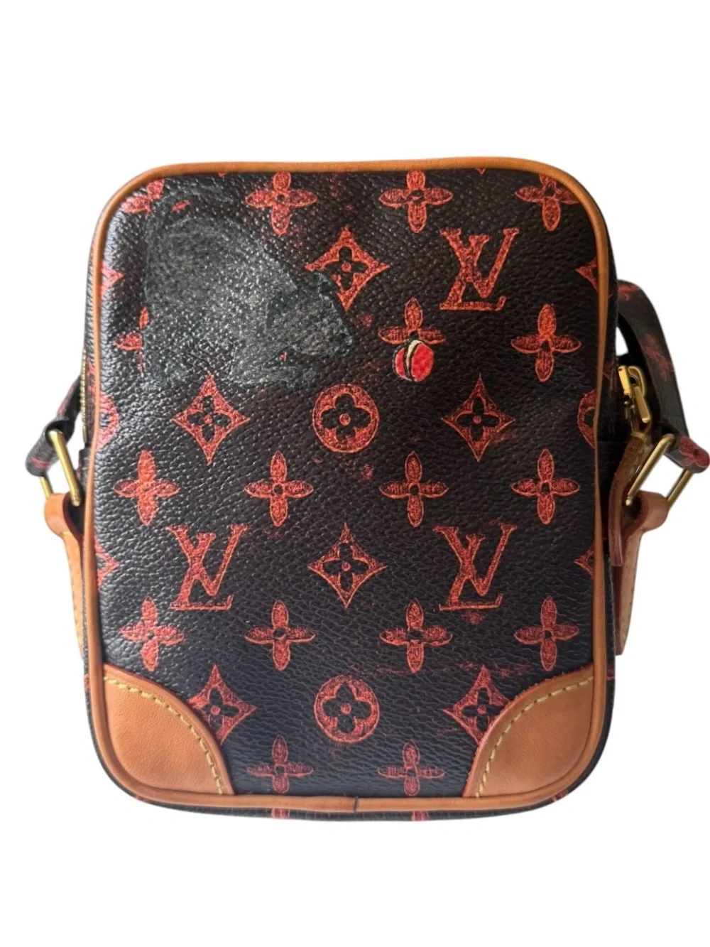 Louis Vuitton Grace Coddington Catogram Paname Mini Crossbody Bag